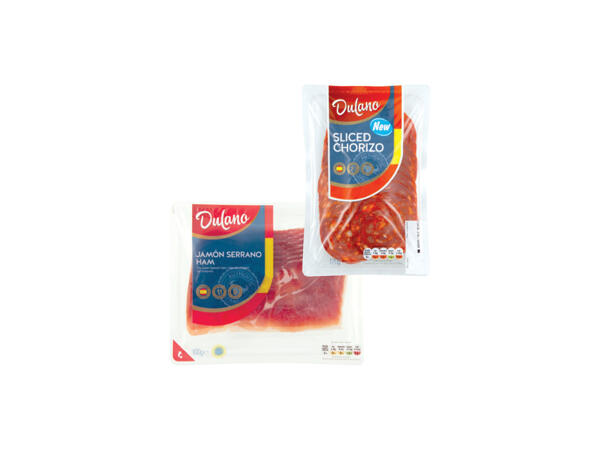 SLICED CHORIZO/ SERRANO HAM