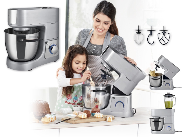SILVERCREST KITCHEN TOOLS(R) 1,200W Professional Food Processor