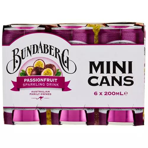 Passionfruit Mini Cans 6 Pack 200ml