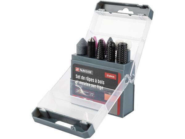 Drill Bit Set or Wood Rasp & Sanding Bit Set