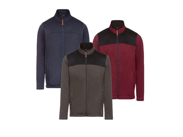 Men's Knitted Fleece Jacket
