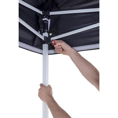 CONCON Pavillon pliable Deluxe, 3 × 3 m, F00406, noir