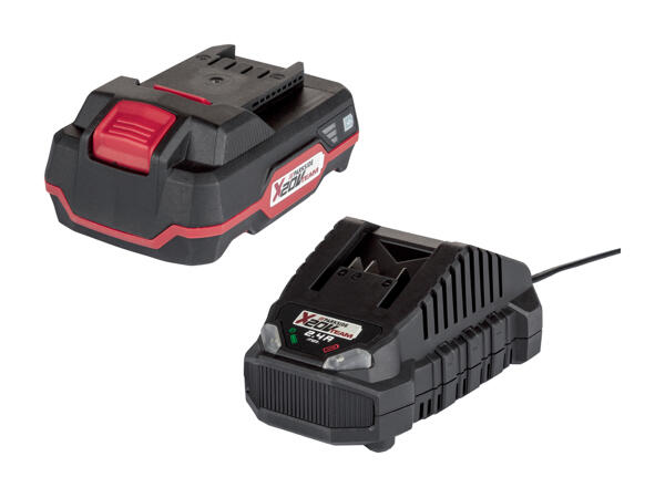PARKSIDE(R) Batteri 2 Ah og oplader 2,4 A