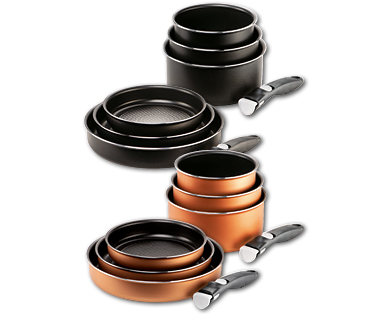 Lots de poêles et de casseroles empilables, 3 pièces CROFTON(R)