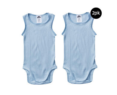 Infant Organic Cotton Singlet 5pk or Organic Cotton Singlet Suit 2pk