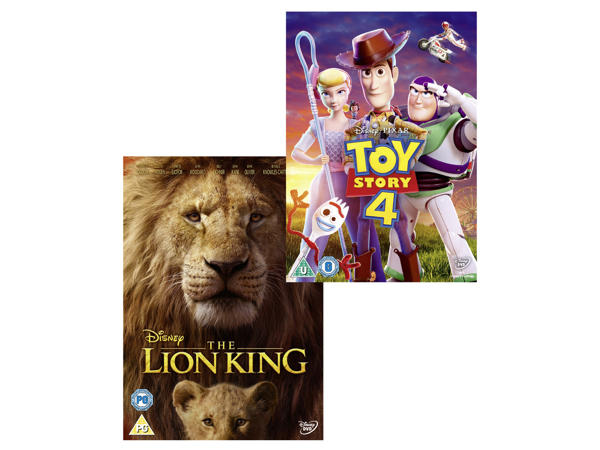 TOY STORY 4 & LION KING LIVE ACTION DVD