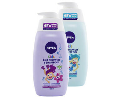 NIVEA
KIDS 2 IN 1 DUSCHGEL & SHAMPOO