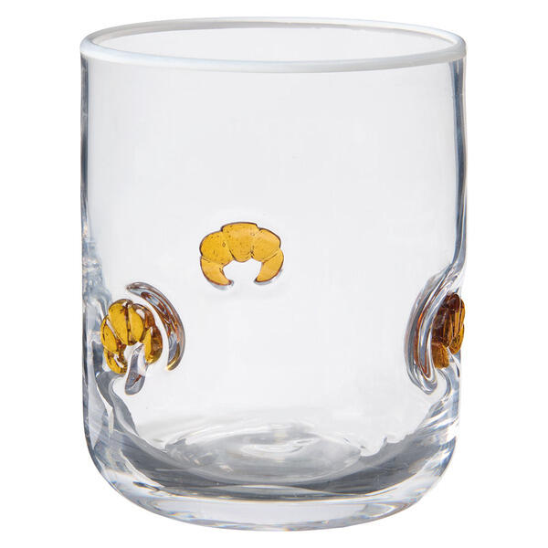 Crofton Icon Drinking Glass - Croissant