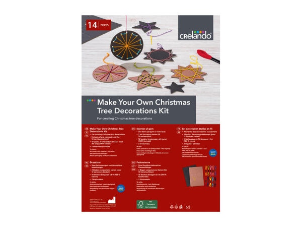 Crelando Christmas Craft Set