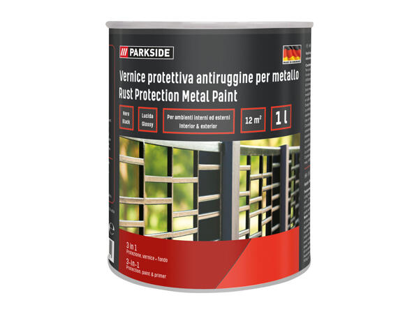 Parkside 1L Anti-Rust Metal Protection Paint