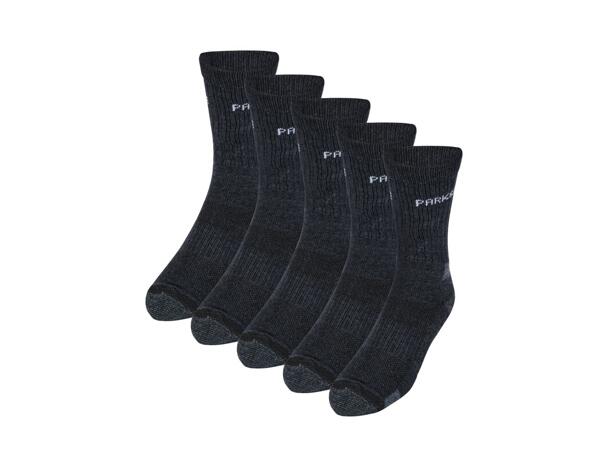 Men's Work Socks, 5 Pairs