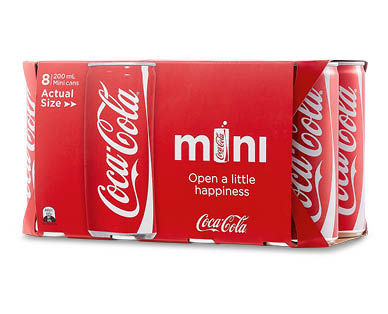 Soft Drink Mini Cans 8 x 200ml