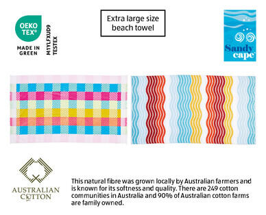 Australian Cotton Beach Towel