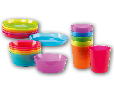 Set di stoviglie in plastica per bambini, 6 pezzi CROFTON(R)