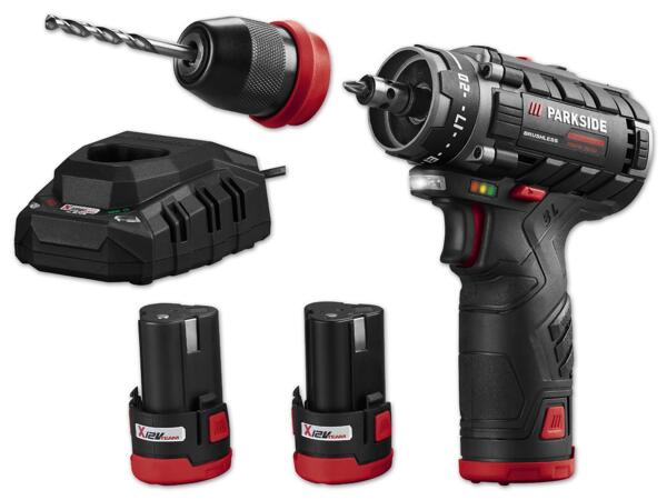 Akku-Bohrschrauber-Set, 12 V