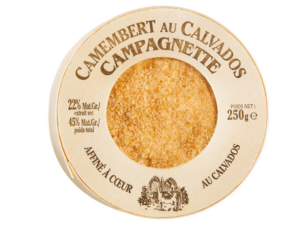 Camembert refined with Calvados