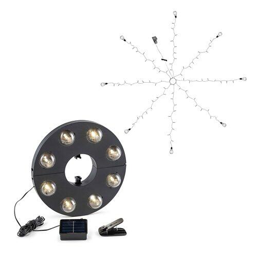 BELAVI Sonnenschirm Lichterkette