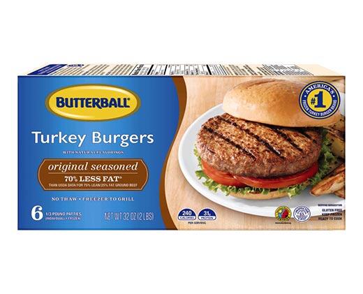 Butterball 
 Seasoned Turkey Burgers