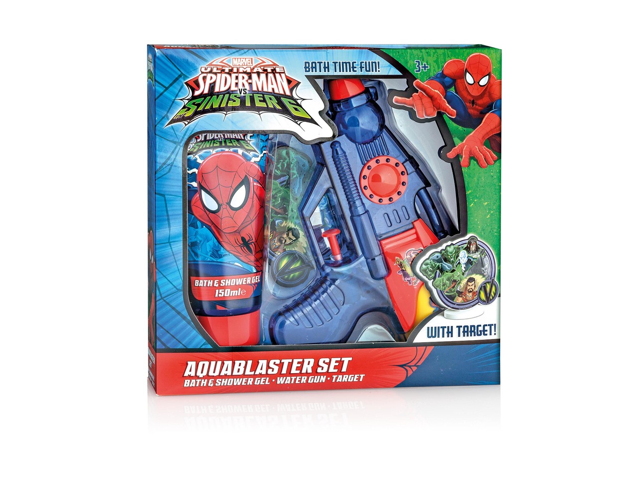 Spiderman Water Gun + Shower Gel