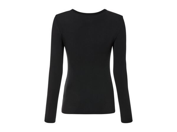 Esmara Ladies' Long Sleeve Ribbed Tops 2 Pack