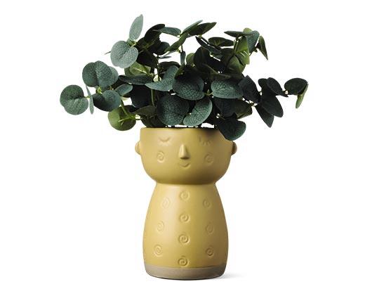 Huntington Home 
 Faux Floral Ceramic Planter