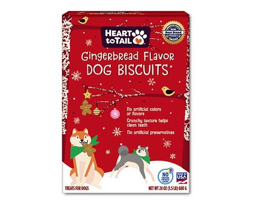 Heart to Tail 
 Gingerbread Dog Biscuits