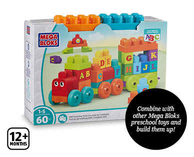 Mega Bloks ABC Learning Train