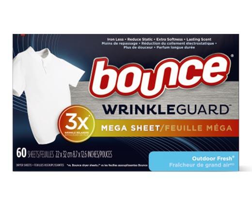 Bounce 
 Wrinkle Guard Assorted Varieties