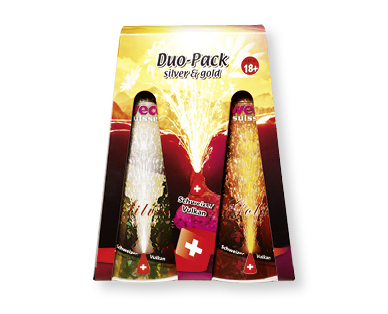 Lot de volcans, 2 pièces WECO(R) SUISSE