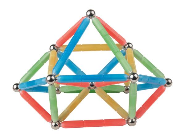 Lupilu Glow in the Dark Magnetic Building Set - 56 Pieces