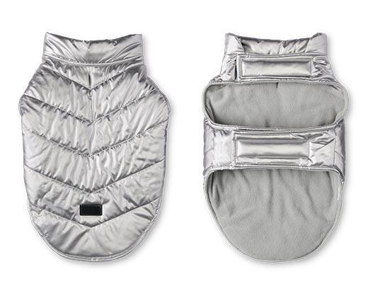 Heart to Tail Metallic Pet Puffer Jacket