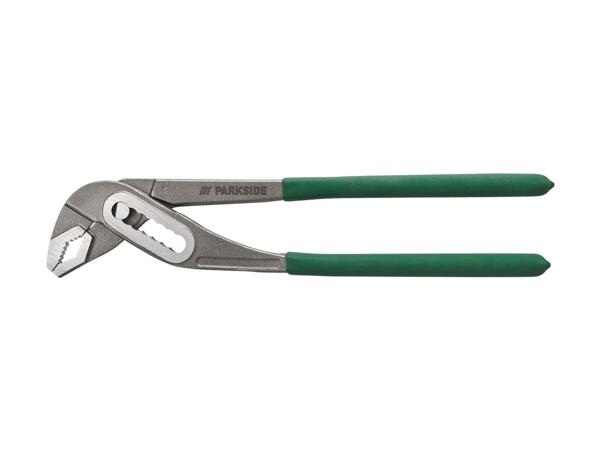 Pipe wrench & water pump pliers set, 3 pieces or pipe wrench