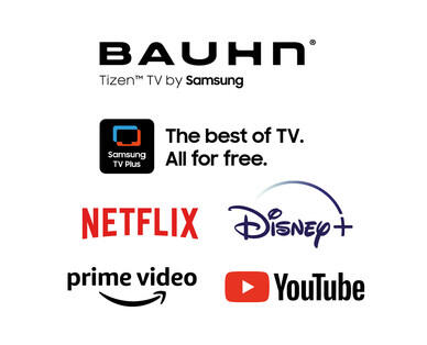 Bauhn 43" 4K Ultra HD TV powered by Tizen