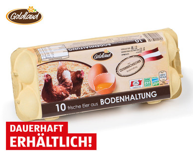GOLDLAND Eier aus Bodenhaltung