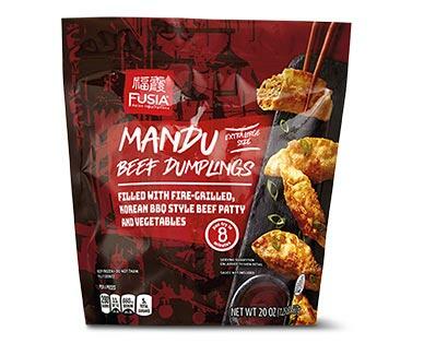 Fusia Asian Inspirations 
 Chicken or Beef Mandu