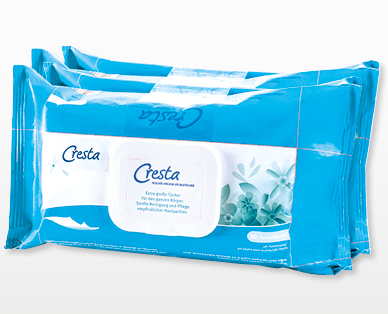 CRESTA Feuchte Hygiene-Pflegetücher
