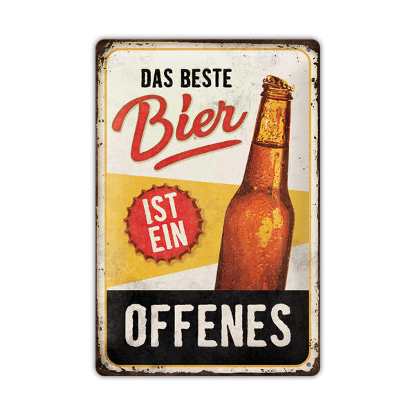 Metall-Dekoschild