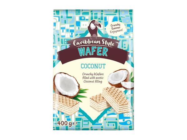 Caribbean Style Wafer with Coconut Filling