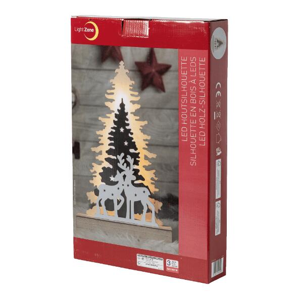 LIGHT ZONE(R) 				Houten ledfiguur