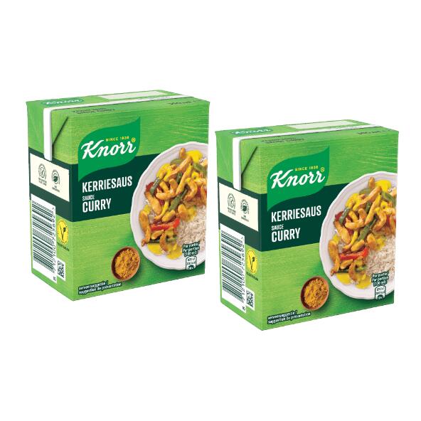 KNORR(R) 				Currysaus, 2 st.