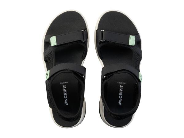 Ladies' Black Walking Sandals