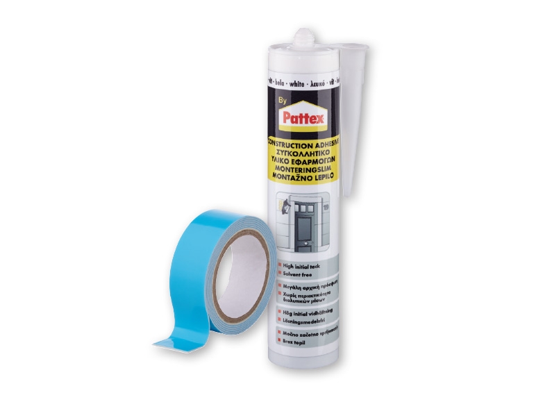 Pattex(R) Construction Adhesive 400g/Double-Sided Adhesive Tape