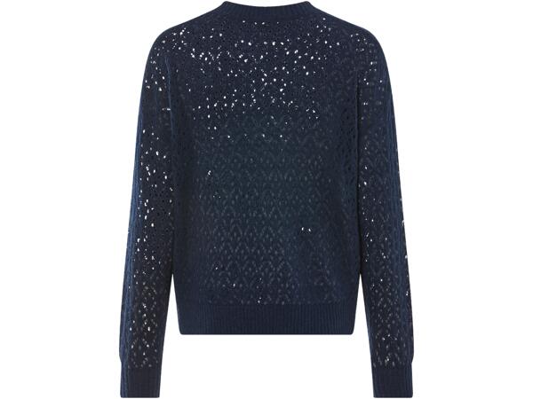 Ladies' open knit jumper