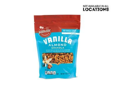 Millville Maple Pecan or Vanilla Almond Granola