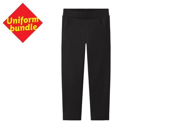 Black Jersey Trousers - 2 Pack