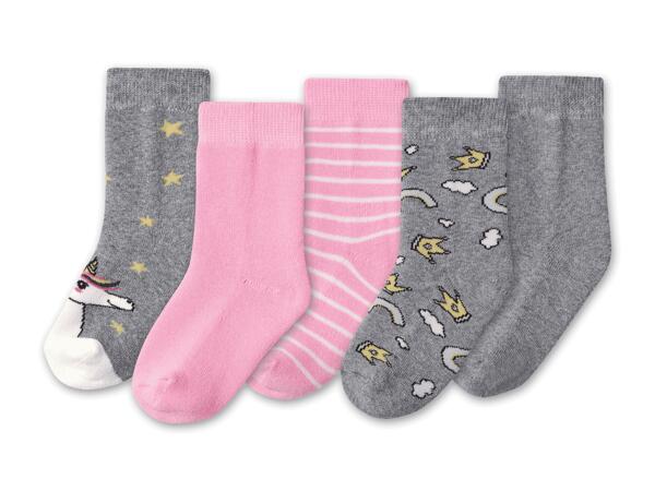 Kleinkinder Thermosocken, 5 Paar