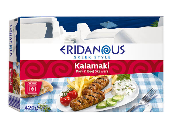 Kalamaki - Spiced and Marinaded Pork and Beef Skewers