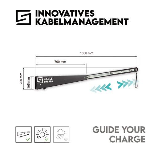 mobile Wallbox mit Kabelmanagement