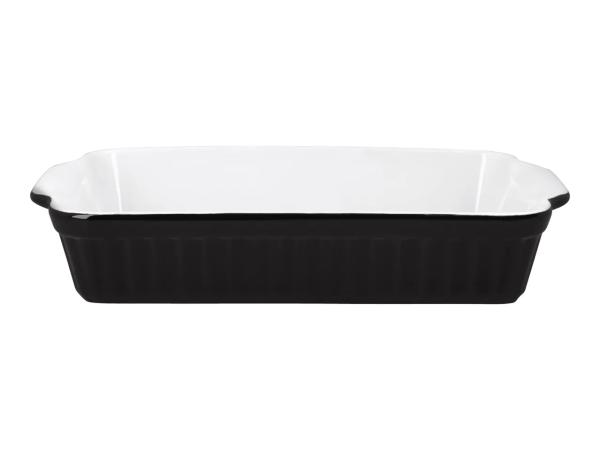 Silvercrest Black Large Stoneware Oven Dish