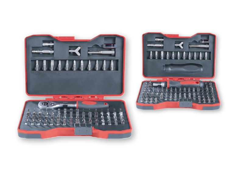 Powerfix 101/81 Piece Screwdriver & Bit Set